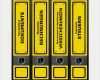 Ordnerrücken Beschriften Vorlage Luxus Geschenkwichtel ordner Rückenschilder Yellow Signs