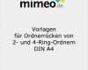 Ordnerrücken Din A4 Vorlage Hübsch Vorlagen Für ordnerrücken Von 2 Und 4 Ring ordnern Din A4