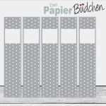 Ordnerrücken Schmal Vorlage Süß Diy ordnerrücken &quot; Dots Grau &quot; Schmal Von ♥ Das