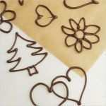 Ornamente Schokolade Vorlage Angenehm Schoko ornamente Rezept