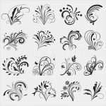 Ornamente Schokolade Vorlage Erstaunlich Vector Illustration Vektorgrafik