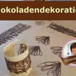 Ornamente Schokolade Vorlage Großartig Schokoladen Dekor Für Desserts Und Kuchen Selber Machen