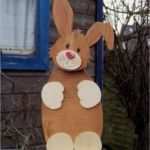 Osterhasen Aus Holz Vorlagen Kostenlos Genial Süßer Osterhase Hase Aus Holz Mit Möhre