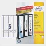 Otto Office Etiketten Vorlage Hübsch Avery Zweckform Selbstklebende ordnerrücken Etiketten