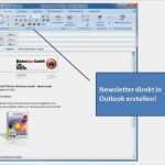 Outlook Newsletter Vorlage Beste Newsletter software Newsletter Mit Outlook Versenden Crm