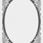 Ovale Etiketten Vorlagen Luxus Kalligraphie Schreibkunst Oval Barock