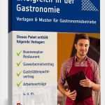 Pachtvertrag Vorlage Gastronomie Großartig Das Große Gastronomie Paket • De Vorlage Download
