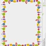 Pages Briefpapier Vorlage Erstaunlich Retro Weihnachten Verziert Rand Stock Abbildung