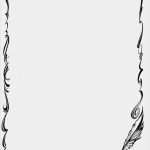 Pages Briefpapier Vorlage Schönste Vektor Rahmen Auf Weißem Hintergrund