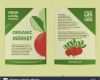 Pages Vorlage Broschüre Fabelhaft organic Food Brochure Design Stockfotos & organic Food