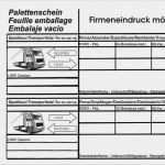 Palettenschein Vorlage Pdf Genial Palettenschein International 1000 formulare