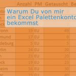 Palettenverwaltung Excel Vorlage Hübsch Warum Du Von Mir Ein Excel Palettenkonto Bekommst – Outpack