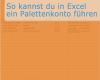 Palettenverwaltung Excel Vorlage Wunderbar Palettenverwaltung – so Kannst Du In Excel Ein
