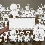 Paper Cutting Vorlagen Best Of Animal Paper Cut New Baby Svg Dxf Cutting File for