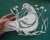 Paper Cutting Vorlagen Luxus Бумажный голубь Paper Dove Бумажная резьба резьба по