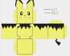 Paper Shape Hirsch Vorlage Bewundernswert Pichu Paper Craft by Charrchanviantart On
