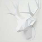 Paper Shape Hirsch Vorlage Erstaunlich Low Poly Jagdtrophäe Hirsch Papier Skulptur Anleitung