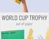 Paper Shape Hirsch Vorlage Genial How to Make A Paper World Cup Trophy with Template