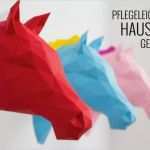 Paper Shape Hirsch Vorlage Hübsch origami Tiertrophäe Für Wand