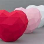 Paper Shape Hirsch Vorlage Neu Deko Herz Papier Falten Pinterest