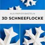 Paper Shape Hirsch Vorlage Schönste 3d Schneeflocke Aus Papier Basteln Kostenlose Vorlage