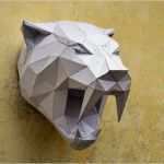 Papercraft Vorlagen Download Angenehm Machen Sie Ihre Eigenen Sabertooh Tiger Papercraft Tier