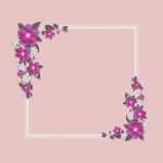 Papercraft Vorlagen Download Erstaunlich 3d Floral Papercraft Frame Template Download Free Vector