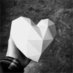 Papercraft Vorlagen Download Hübsch Paper Heart Papercraft Polygonal Polygon