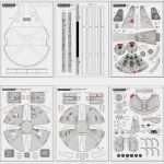 Papercraft Vorlagen Download Luxus El Halcón Milenario De Star Wars En Papel Y Listo Para