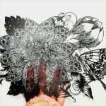 Papercut Vorlagen Best Of 切り絵 花と蝶 by Kuroneko Miyuki Paperart Pinterest