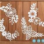 Papercut Vorlagen Einzigartig Svg Bundle 4 Blumen Svg Pdf Papercut Vorlagen Schneiden