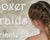 Papier Flechten Vorlagen Anleitungen Einzigartig Boxer Braids Variante 2 Französischer Zopf