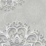 Papier Schneeflocken Vorlagen Großartig Weihnachtskarte Hintergrund Mit Papier Schneeflocken