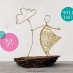 Papierdraht Figuren Vorlagen Beste Die Besten 25 Basteln Mit Draht Ideen Auf Pinterest