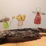 Papierdraht Figuren Vorlagen Süß Engel Aus Papierdraht Und Strohseide