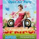 Party Konzept Vorlage Club Inspiration Easter Party and Spring Party Flyers Psd Templates Clubs