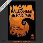Party Plakate Vorlagen Kostenlos Cool Halloween Party Plakat Schablone