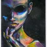 Pastellmalerei Vorlagen Best Of 11x17 Ominous Oil Pastel Portrait by ashleydorney On Etsy