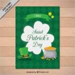 Pat Verfügung Vorlage Erstaunlich St Patrick Tages Broschüre Vorlage Mit Hut Und Kessel