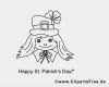 Pat Verfügung Vorlage Hübsch St Patrick’s Day Glückwünsche Vorlage Zum Ausmalen Kostenlos