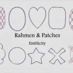 Patch Vorlage Neu "seitenstiche" Ellenbogenpatches