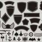 Patch Vorlage Schönste Para El Diseño De Parches Militares — Vector De Stock