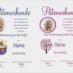 Patenbrief Taufe Vorlage Süß Weiteres Patenurkunde Passend Zu Den Patenbriefen Ein