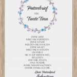 Patent Vorlage Gut Geschenk Für Paten Patentante Patenbrief Taufbrief Taufe