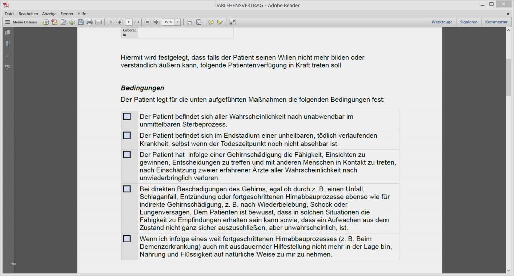 Patientenverfügung Bundesjustizministerium Vorlage Schönste Vorlage Patientenverfügung › Patientenverfügung formular