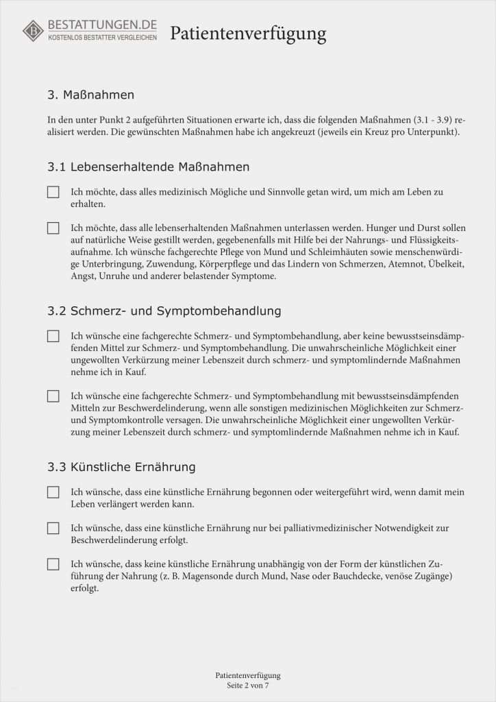 Patientenverfügung Vorlage Ausdrucken Elegant Patientenverfügung • Was ist Das