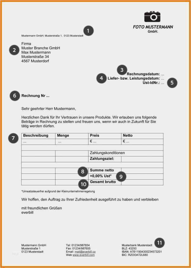 Pauschalrechnung Vorlage Hübsch 16 Pauschalrechnung Muster ...