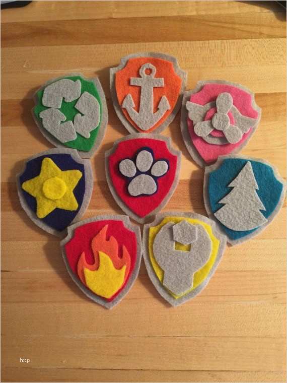 Paw Patrol Laterne Basteln Vorlagen Erstaunlich Set Of 8 Felt Paw Patrol Pup Tags Paw Patrol Costume Paw