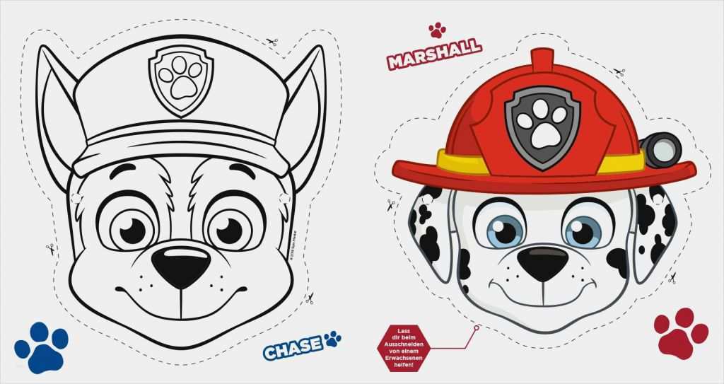 Paw Patrol Laterne Basteln Vorlagen Luxus Paw Patrol Mein Maskenbuch Im
