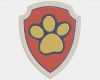 Paw Patrol Logo Vorlage Bewundernswert Paw Patrol Ryder Logo Embroidery Design